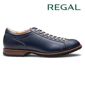 REGAL 60EL レースアップレザースニーカー ネイビー リーガル スニーカー