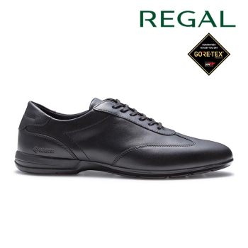 REGAL 70CL レースアップレザースニーカー　ＧＯＲＥ－ＴＥＸ ブラック リーガル スニーカー