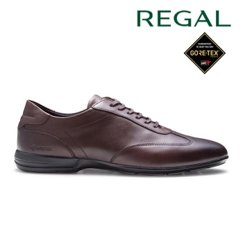 REGAL 70CL レースアップレザースニーカー　ＧＯＲＥ－ＴＥＸ ダークブラウン リーガル スニーカー