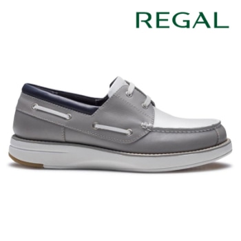 REGAL 80KL デッキタイプシューズ グレー3カラーコンビ リーガル カジュアルシューズ