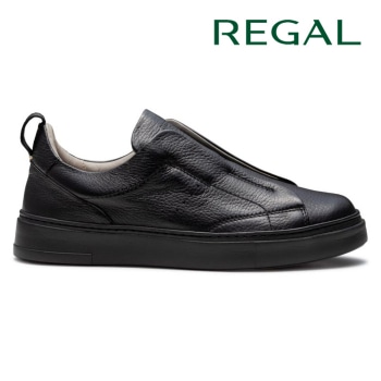 REGAL 84KL ディアスキン スリッポン ブラック リーガル カジュアルシューズ