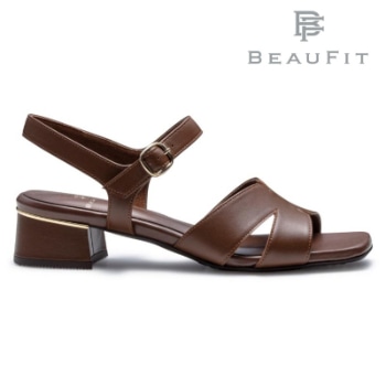 BEAUFIT A68Y きれいめサンダル ブラウン ビューフィット サンダル