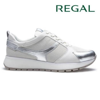 REGAL BF07 メッシュスニーカー ホワイトシルバー リーガル スニーカー