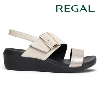 REGAL F04S ベルトサンダル アイボリーゴールド リーガル サンダル