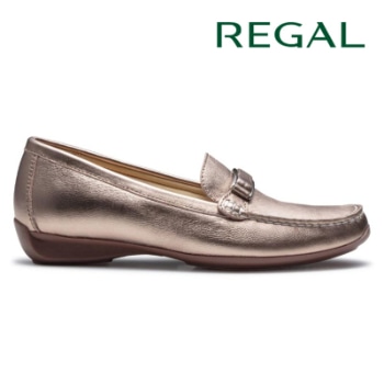 REGAL F08R フラットシューズ ブロンズゴールド リーガル フラットシューズ