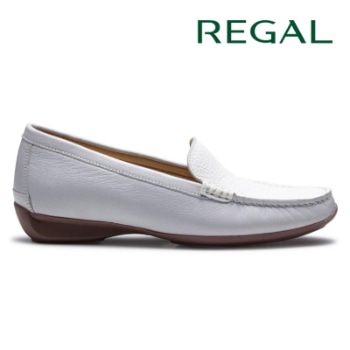 REGAL F09R フラットシューズ グレーアイボリー リーガル フラットシューズ