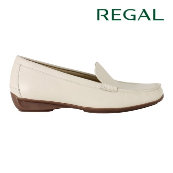 REGAL F09R フラットシューズ アイボリー リーガル フラットシューズ