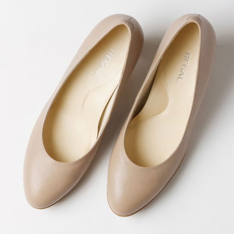 REGAL F22R 晴雨兼用プレーンパンプス ダークベージュ リーガル パンプス