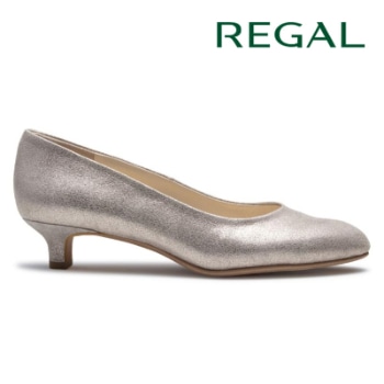 REGAL F23R ローヒールパンプス ゴールド リーガル パンプス