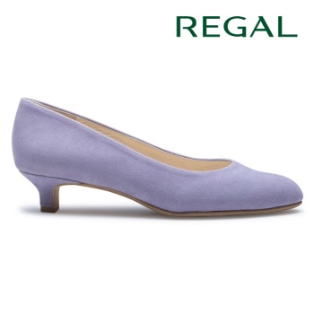 REGAL F23R ローヒールパンプス ライトブルースエード リーガル パンプス