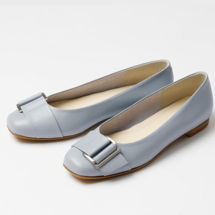 REGAL F25R 晴雨兼用フラットシューズ ライトブルー リーガル フラットシューズ