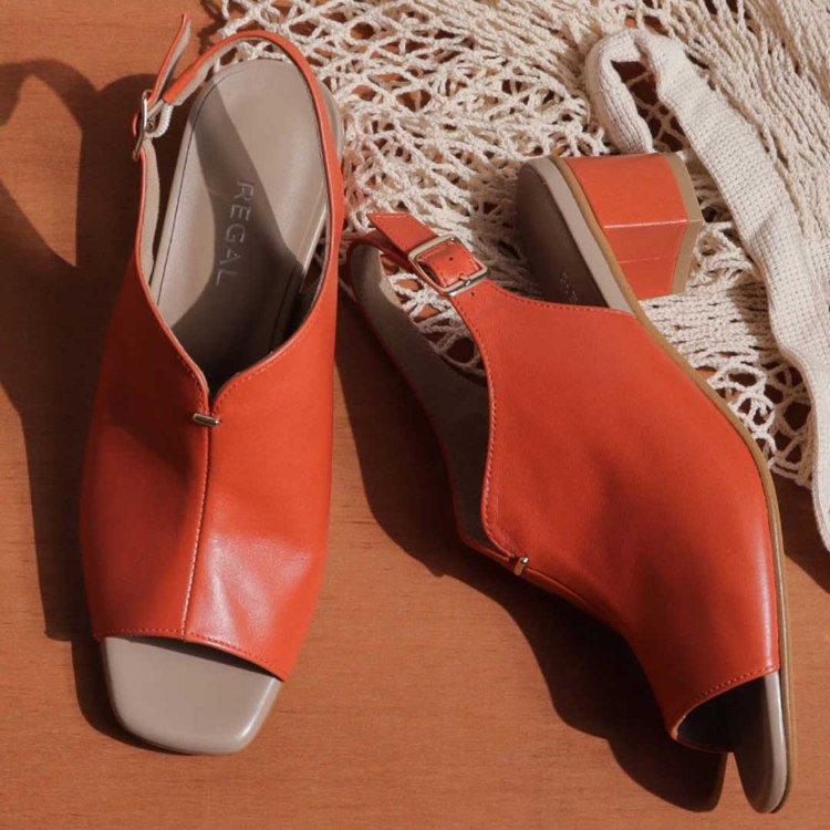 REGAL F30R ソフトカバードサンダル オレンジ リーガル サンダル