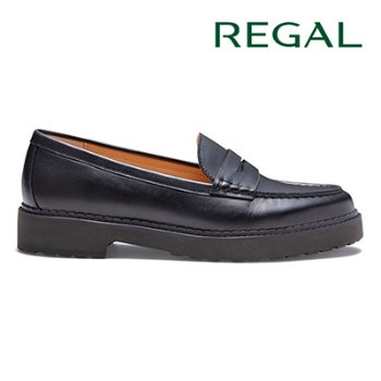 REGAL F33R ラギットソールローファー ブラック リーガル カジュアルシューズ
