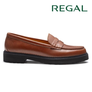 REGAL F33R ラギットソールローファー ブラウン リーガル カジュアルシューズ