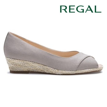 REGAL F42R ウエッジソールオープントウ オーク リーガル カジュアルシューズ