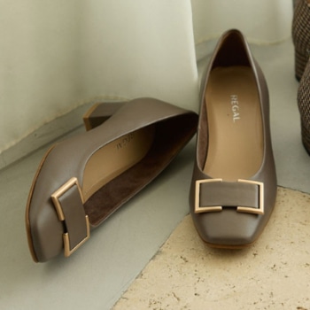 REGAL F53R スクエアトウパンプス オーク リーガル パンプス