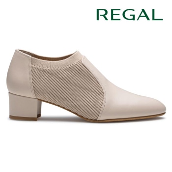 REGAL F59R ニットシューティー アイボリー リーガル パンプス
