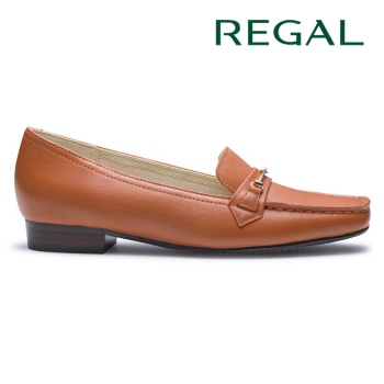 REGAL F60N ビット付きモカシンシューズ オレンジ リーガル フラットシューズ