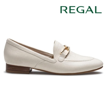 REGAL F64R ビットローファー アイボリー型押 リーガル カジュアルシューズ