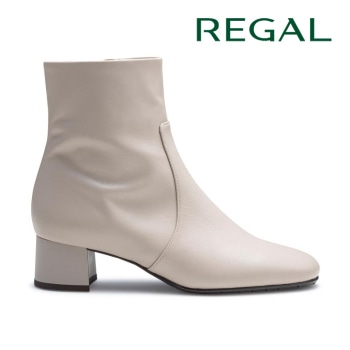 REGAL F74R 晴雨兼用ショートブーツ アイボリー リーガル ブーツ