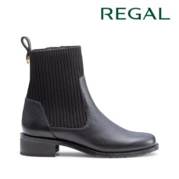REGAL F76R ニットブーツ ブラック リーガル ブーツ