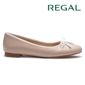 REGAL F79Q バレエシューズ ベージュアイボリー リーガル カジュアルシューズ