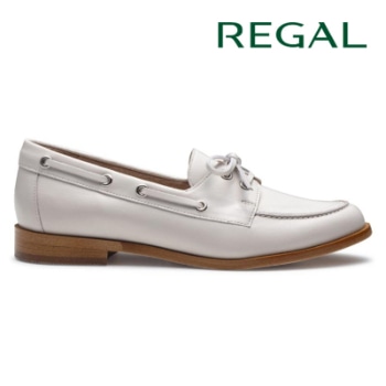 REGAL F83R デッキタイプローファー アイボリー リーガル カジュアルシューズ