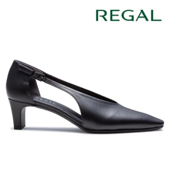 REGAL F95R サイドオープンパンプス ブラック リーガル パンプス