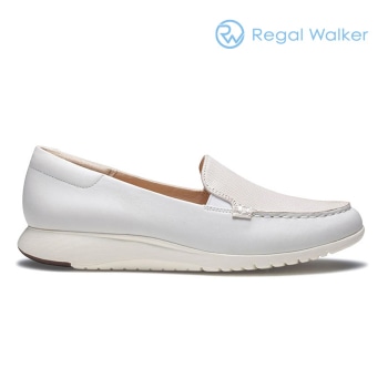 Regal Walker HC63 ヴァンプモカスリッポン アイボリー リーガルウォーカー フラットシューズ