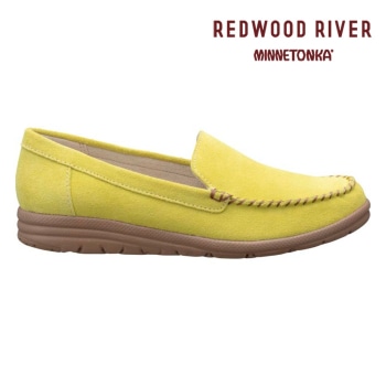 REDWOOD RIVER×MINNETONKA(R)  M02C モカシンシューズ イエロースエード レッドウッドリバー ミネトンカ (R) カジュアルシューズ