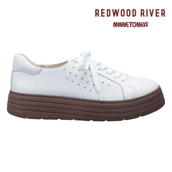 REDWOOD RIVER×MINNETONKA(R)  M07C コートタイプスニーカー ホワイト レッドウッドリバー ミネトンカ (R) スニーカー