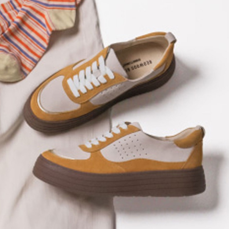 REDWOOD RIVER×MINNETONKA(R)  M08C マルチパーツデザインスニーカー アイボリーキャメル レッドウッドリバー ミネトンカ (R) スニーカー