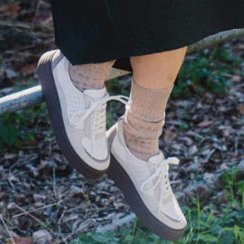 REDWOOD RIVER×MINNETONKA(R)  M08C マルチパーツデザインスニーカー ホワイトアイボリー レッドウッドリバー ミネトンカ (R) スニーカー