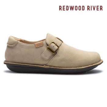REDWOOD RIVER R03A ベルト付スリッポン ベージュスエード レッドウッド リバー カジュアルシューズ