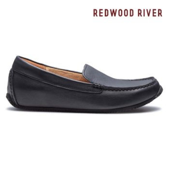 REDWOOD RIVER R04A モカシンスリッポン ブラック レッドウッド リバー フラットシューズ