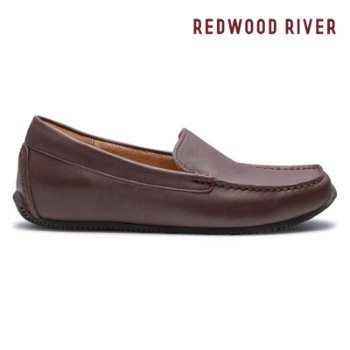 REDWOOD RIVER R04A モカシンスリッポン ダークブラウン レッドウッド リバー フラットシューズ