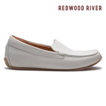 REDWOOD RIVER R04A モカシンスリッポン アイボリー レッドウッド リバー フラットシューズ