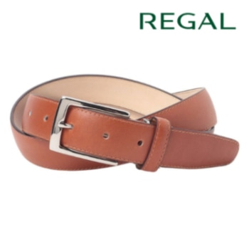 REGAL TS83 プレミアム スムースベルト ブラウン リーガル メンズ ベルト