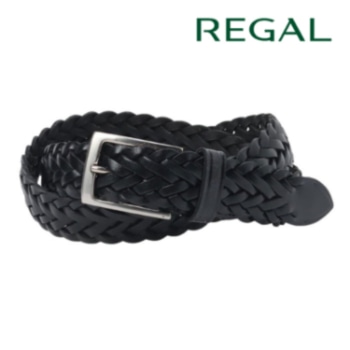 REGAL TS84 プレミアム メッシュベルト ブラック リーガル メンズ ベルト