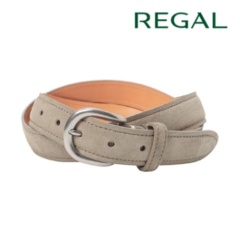 REGAL TS86 プレミアム スエードベルト ベージュスエード リーガル メンズ ベルト