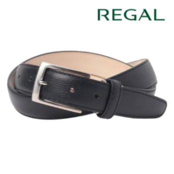 REGAL TS87 エンボス ドレスベルト ブラック リーガル メンズ ベルト