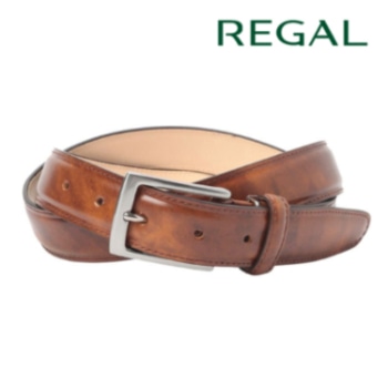 REGAL TS88 コレクテッドグレイン ドレスベルト ブラウン リーガル メンズ ベルト
