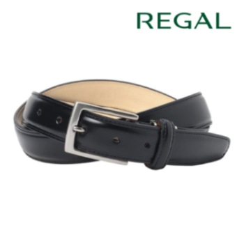 REGAL TS88 コレクテッドグレイン ドレスベルト ブラック リーガル メンズ ベルト