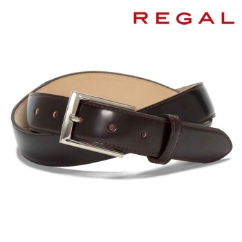 REGAL TS95 プレミアム　コードバン バーガンディ リーガル メンズ ベルト
