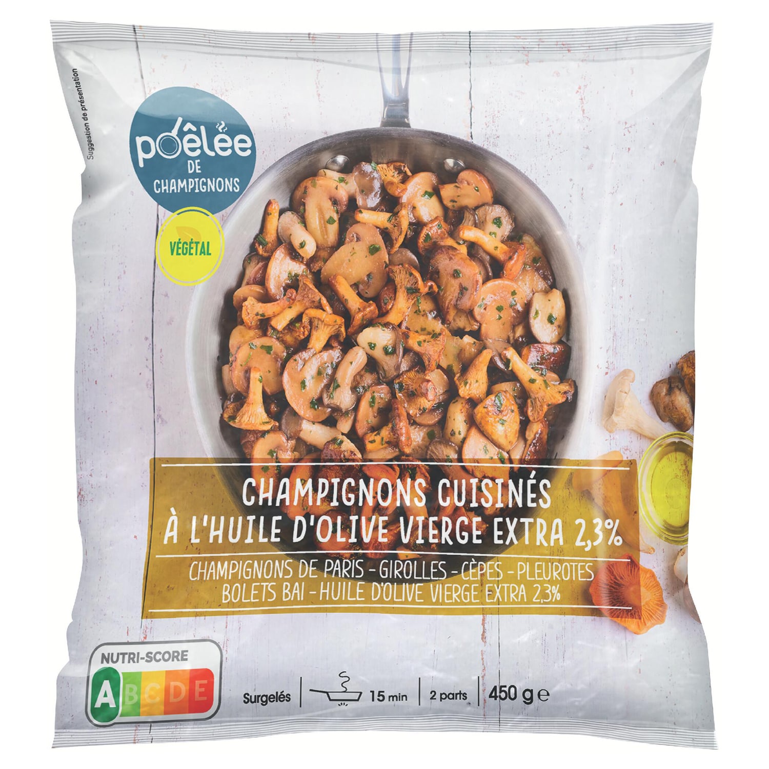 5種類のキノコのポワレ オリーブオイルソース