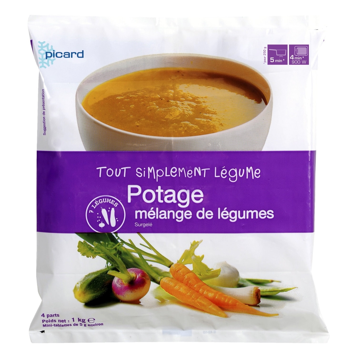 ミックス野菜のポタージュ(調味料不使用)