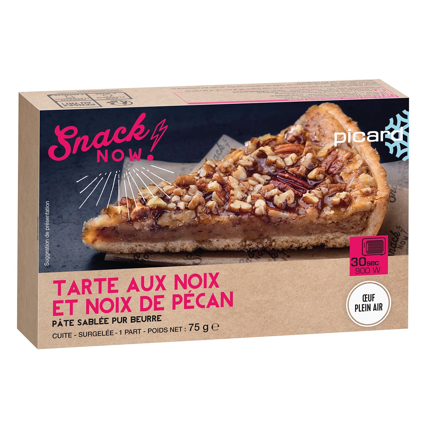 クルミとぺカンナッツのタルト