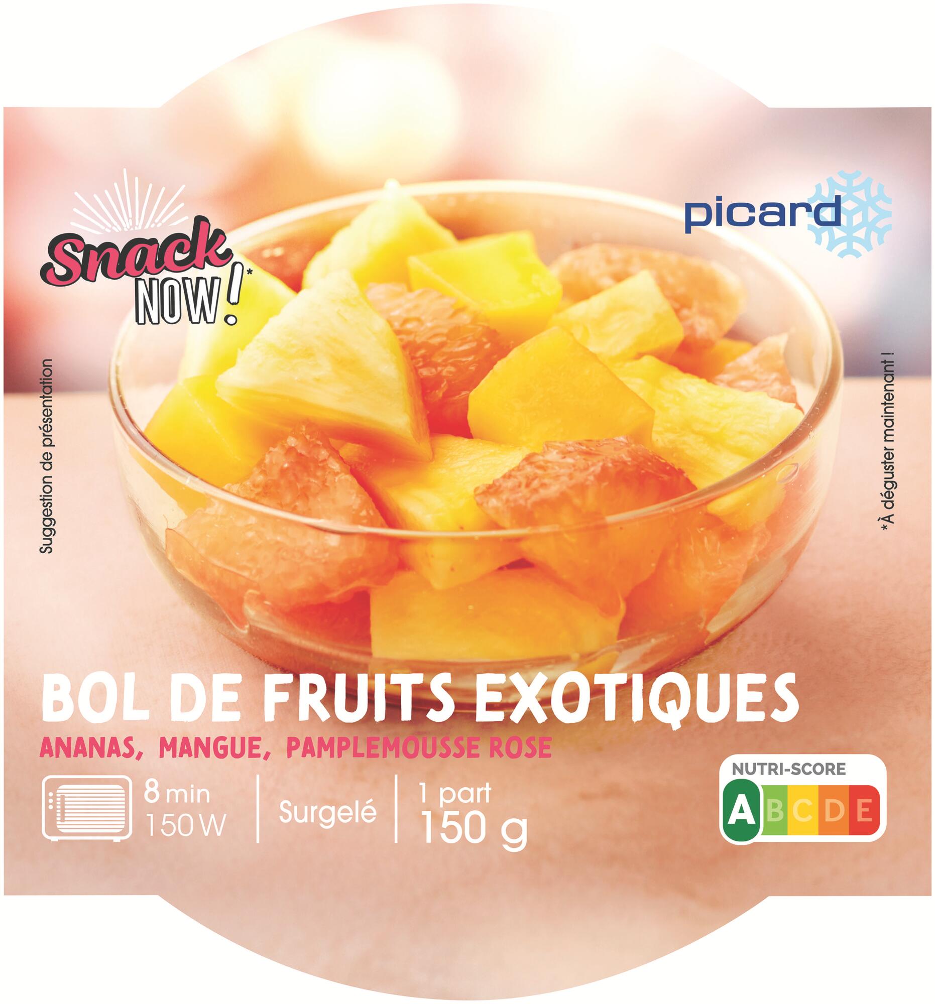 フルーツボウル・エキゾチック (マンゴー、パイナップル、グレープフルーツ)