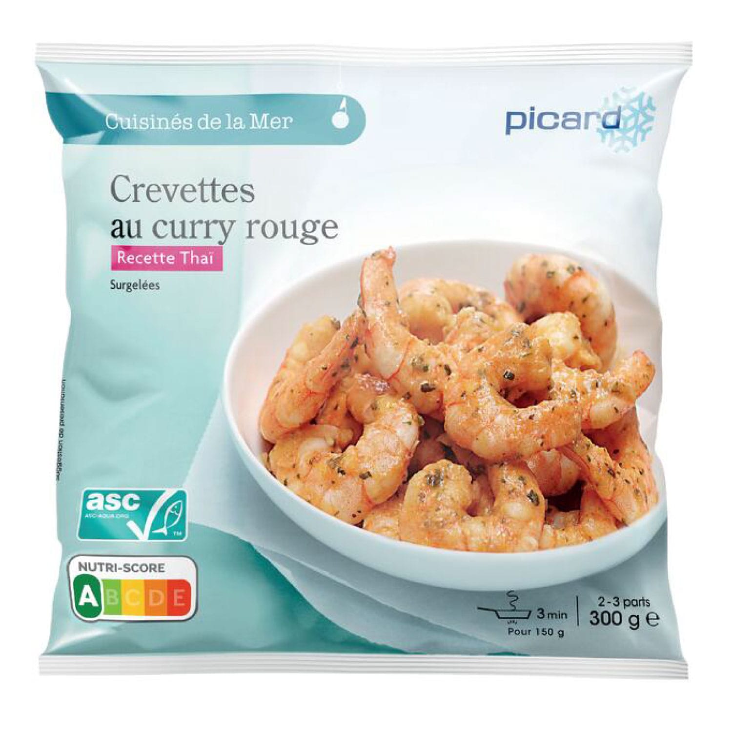 エビのカレー風味(タイ風仕立て)