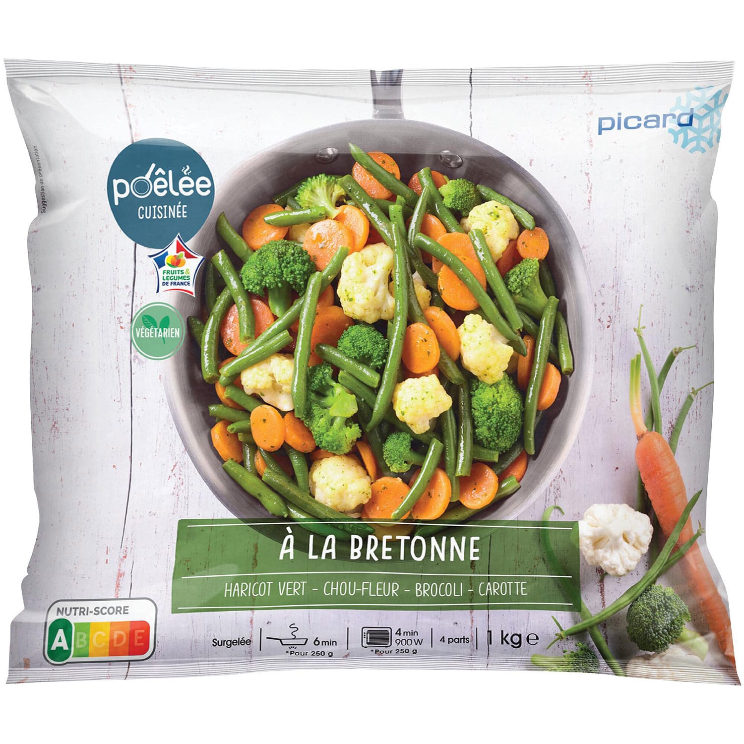 4種の野菜のポワレ バター風味